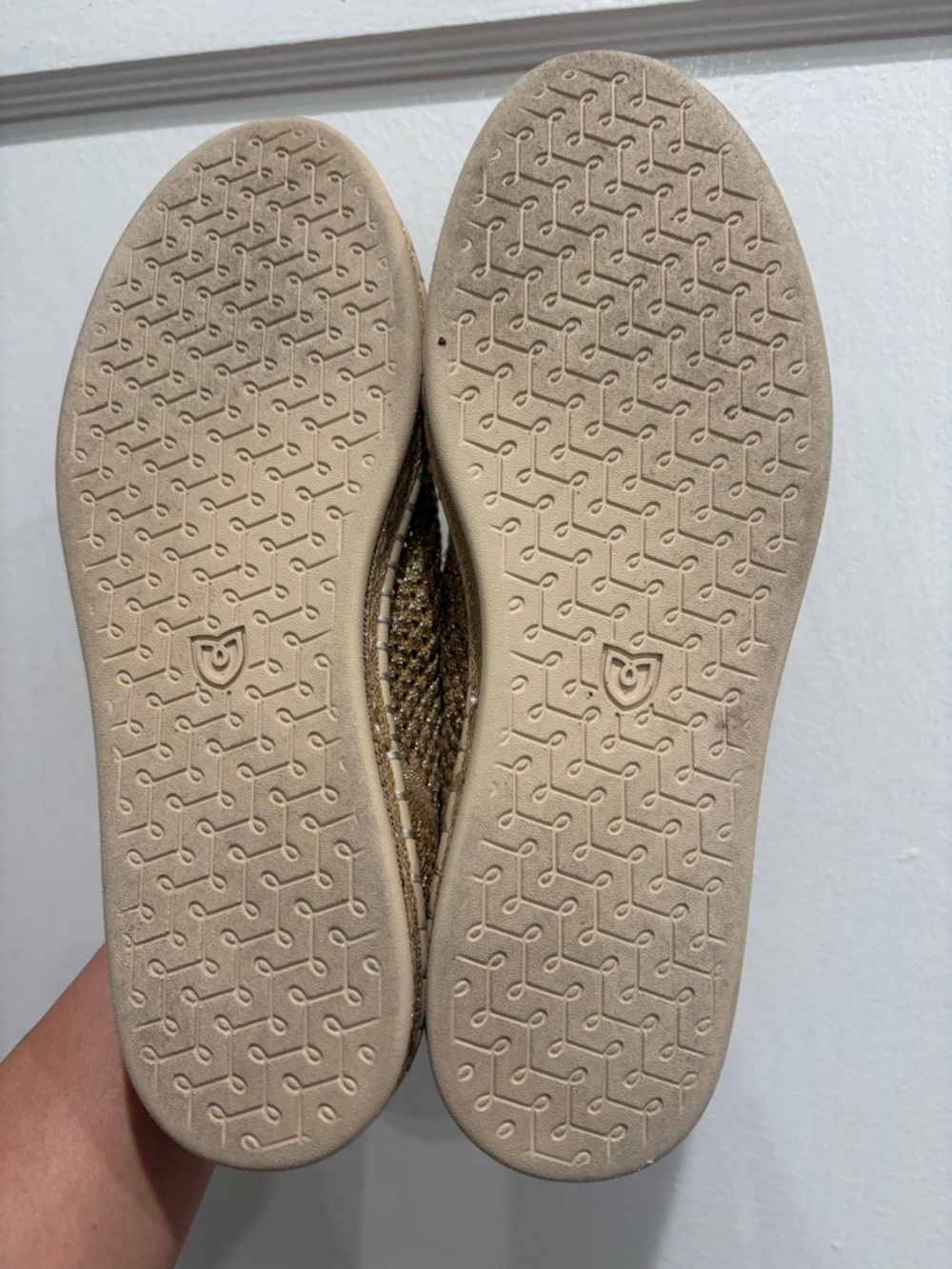 Rothy’s The Espadrille Mary Jane (Metallic Golden Sun) - Picture 4 of 7